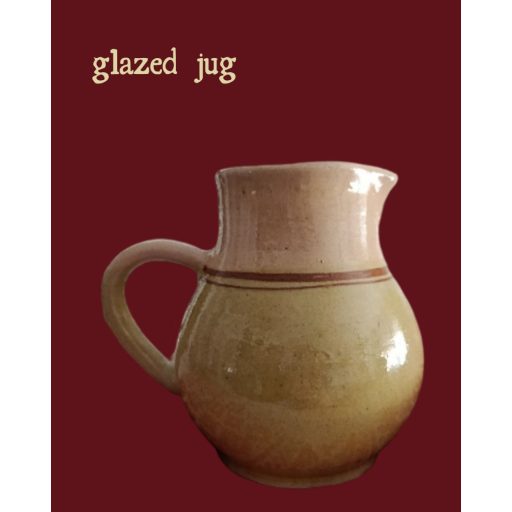 Glazed ceramic jug