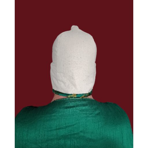 Linen cap, silk edges - steppe
