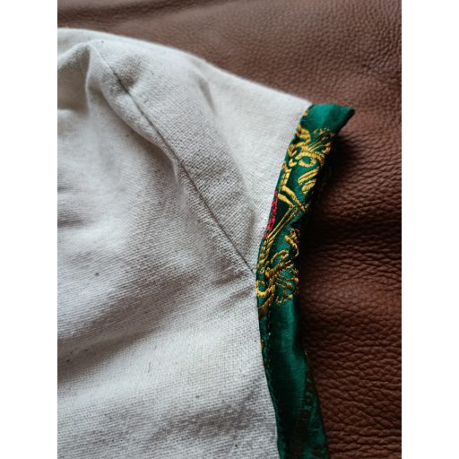 Linen cap, silk edges - steppe