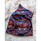 Silk cap with linen inlay
