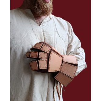 Leather fencing glowe
