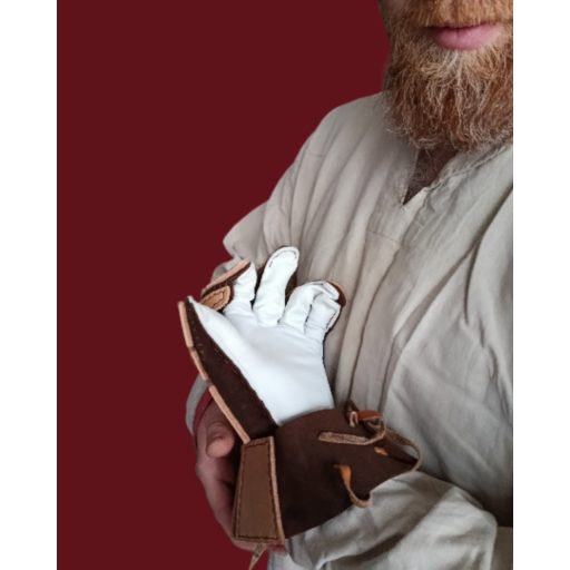 Leather fencing glowe
